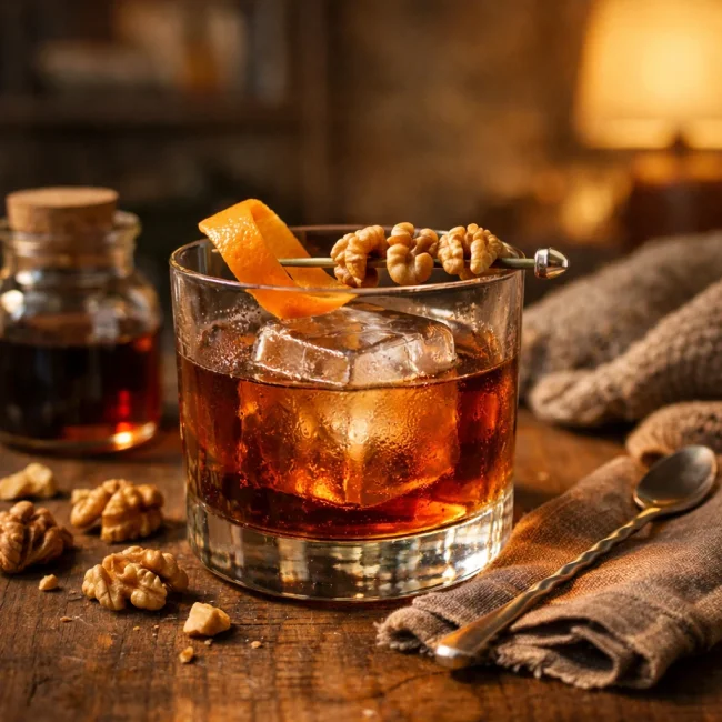 Maple Walnut Old Fashioned