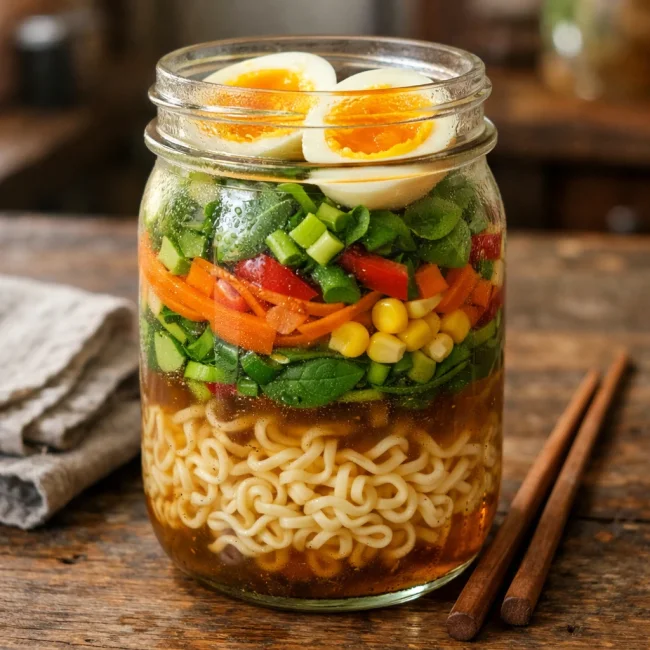 Mason Jar Ramen