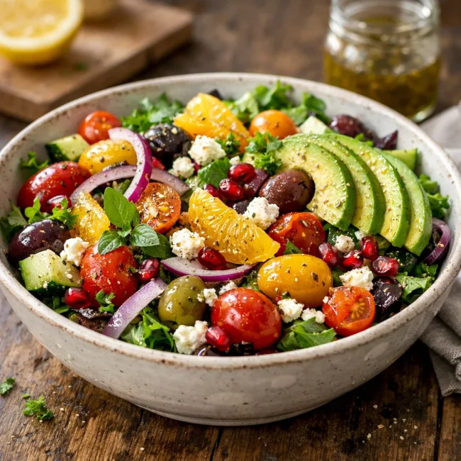 Mediterranean Fusion Greek Salad