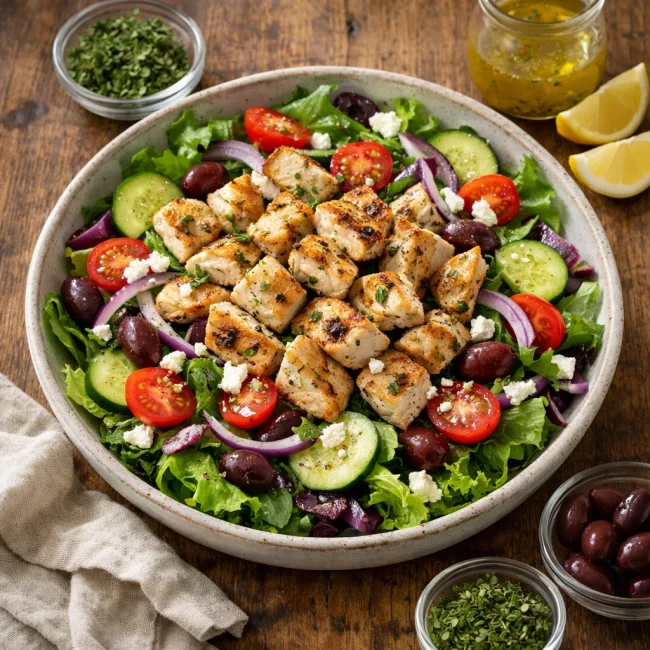 Mediterranean Herb Chicken Salad