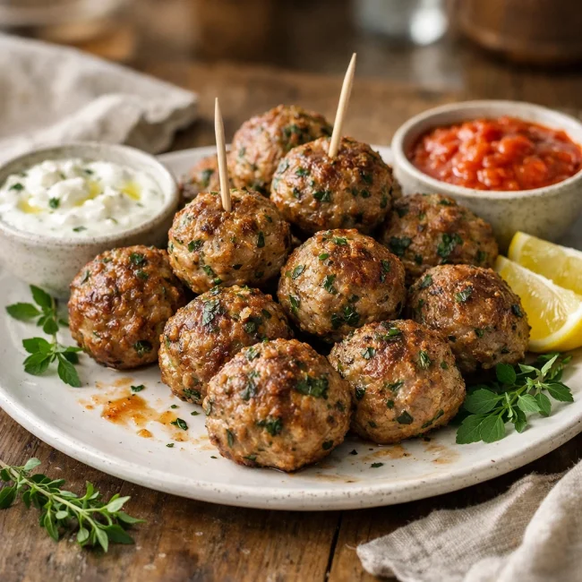 Mediterranean Herbed Meatballs