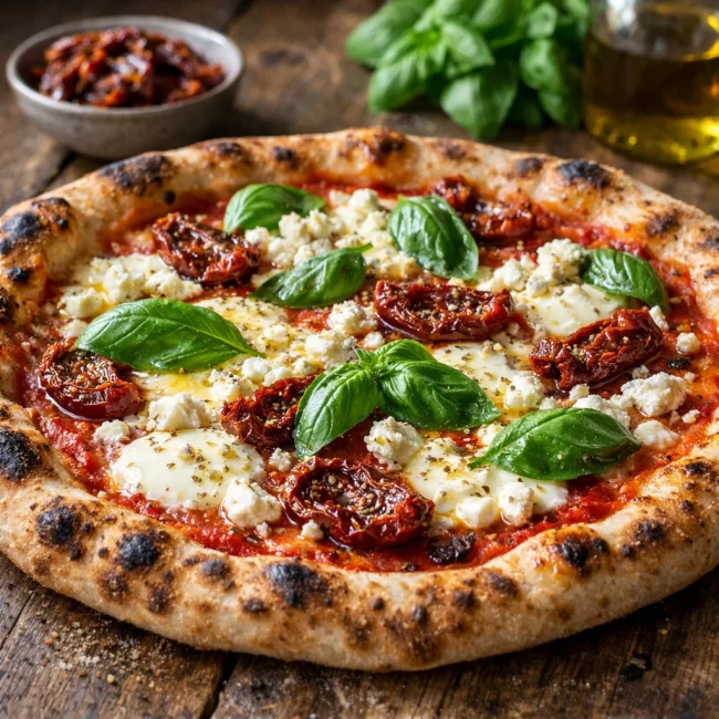 Mediterranean Margherita Pizza
