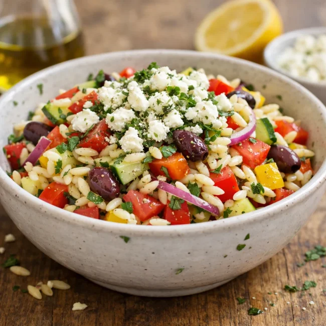 Mediterranean Orzo Delight
