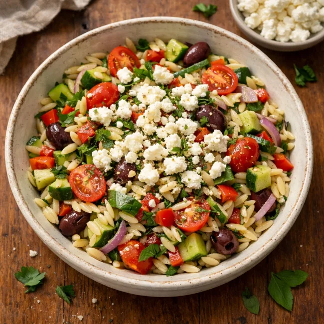 Mediterranean Orzo Pasta Salad