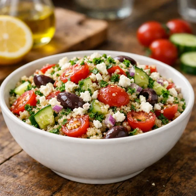 Mediterranean Quinoa Salad