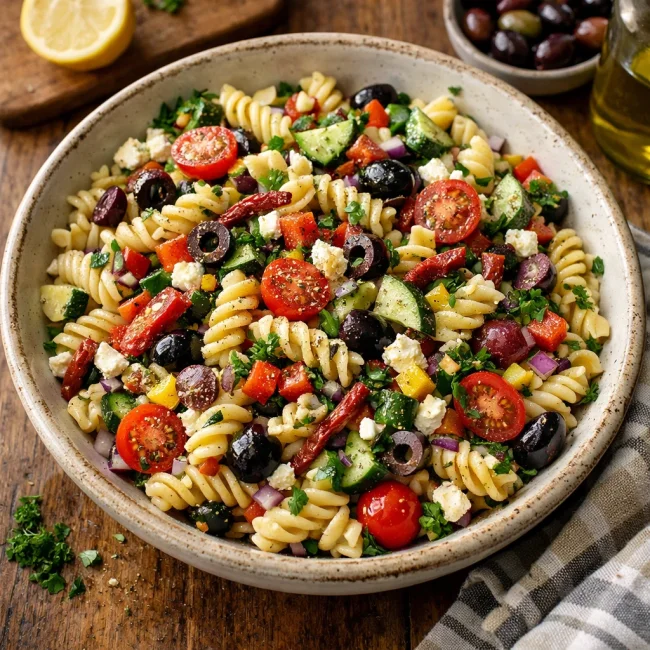 Mediterranean Twist Pasta Salad