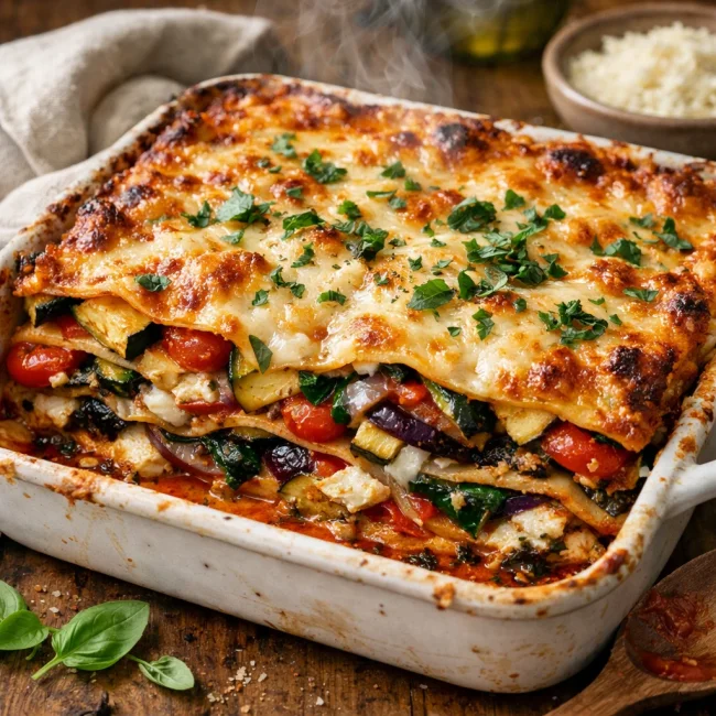 Mediterranean Vegetable Lasagna