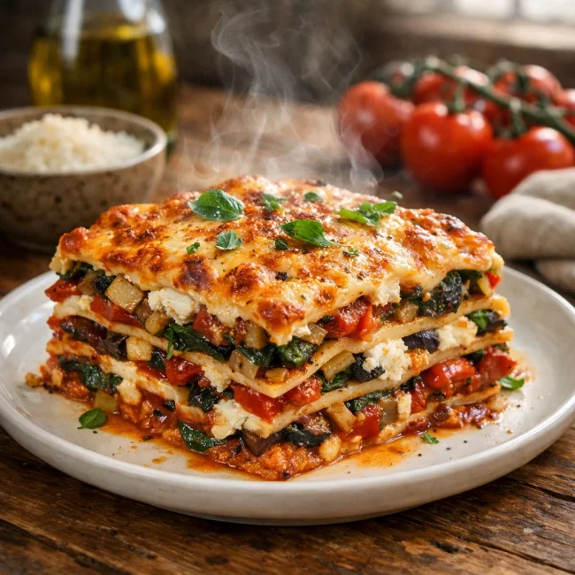Mediterranean Veggie Lasagna