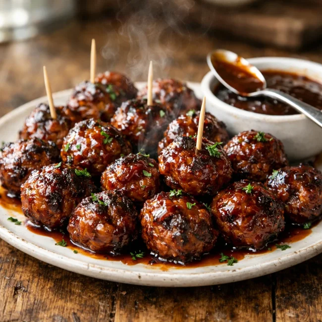 Mini BBQ Meatballs