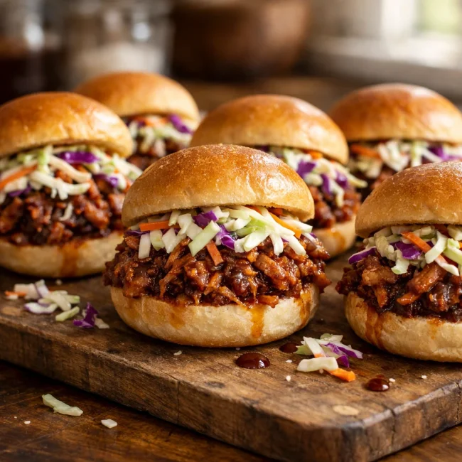Mini BBQ Pulled Pork Sliders