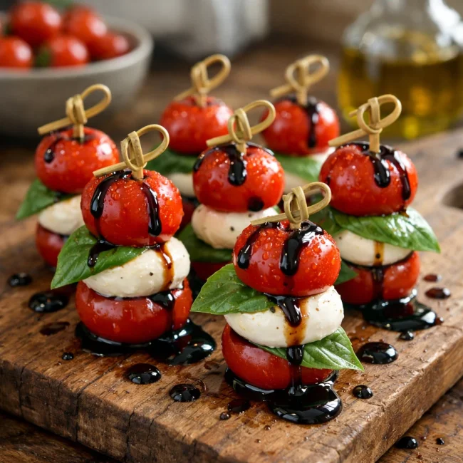 Mini Caprese Skewers