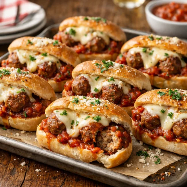 Mini Meatball Subs