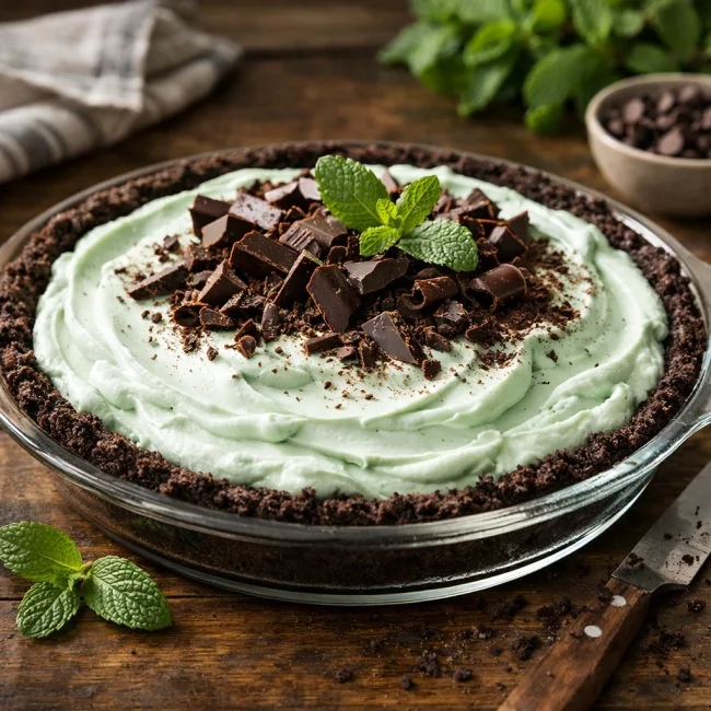 Mint Chocolate Dream Pie