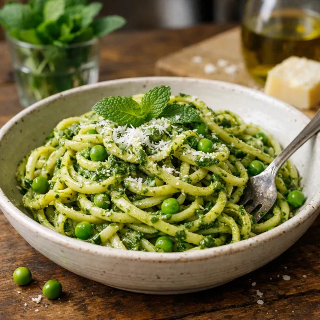 Mint Pesto Pasta