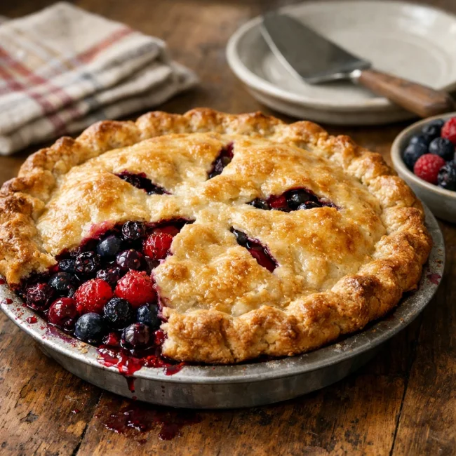 Mixed Berry Pie