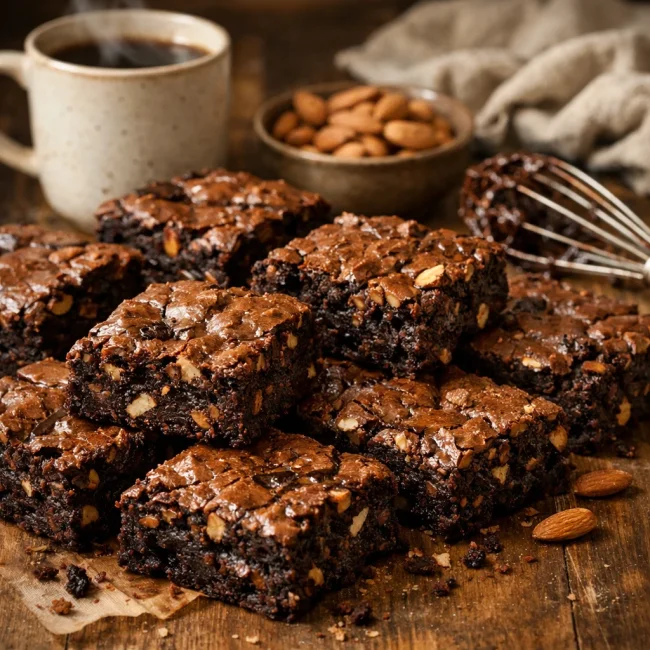 Mocha Almond Brownies