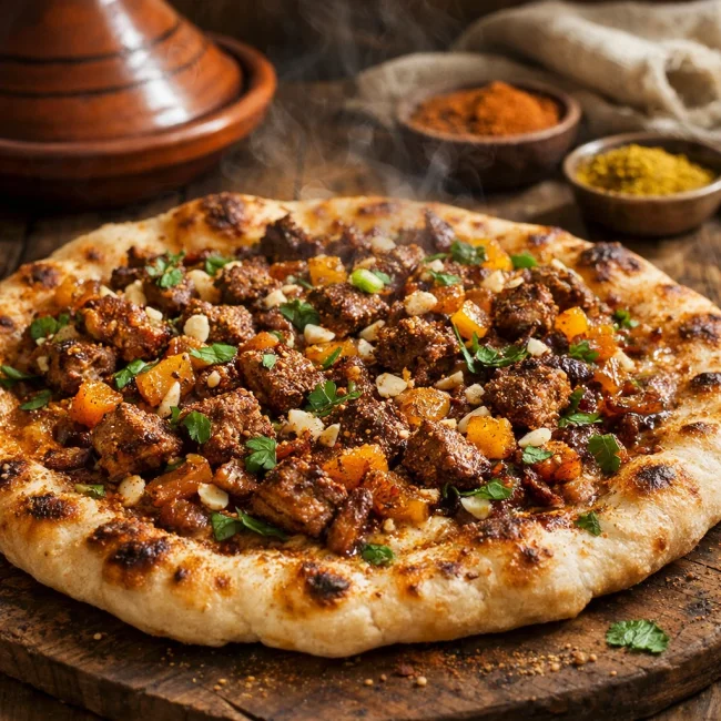 Moroccan Tagine Pizza