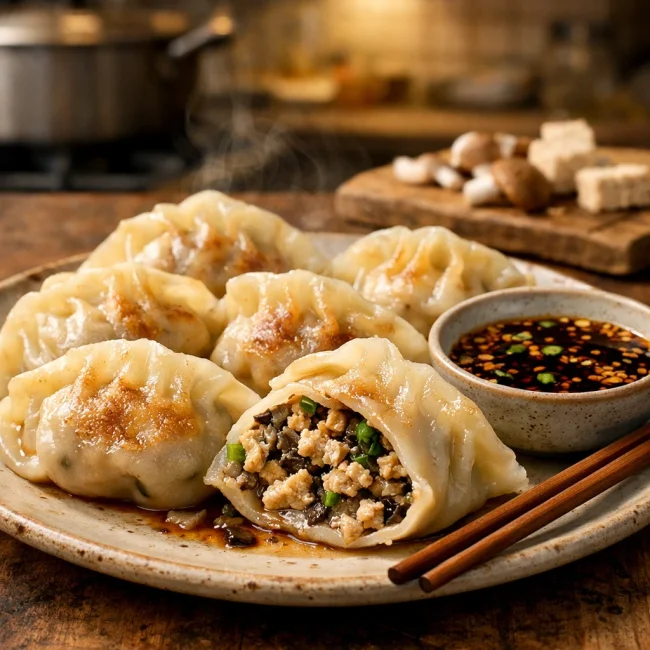 Mushroom & Tofu Delight Dumplings