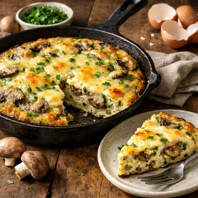 Mushroom and Herb Frittata