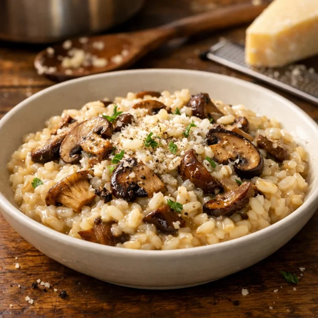 Mushroom Risotto