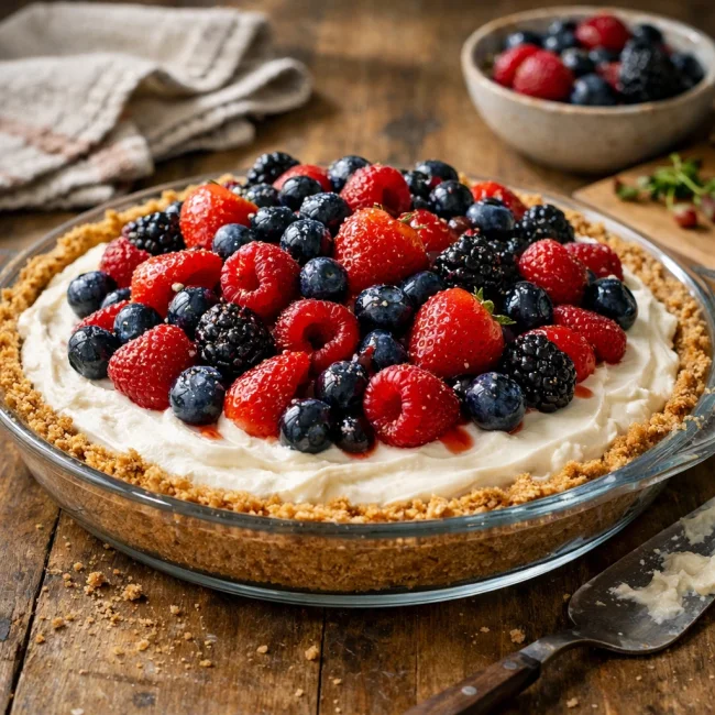 No-Bake Berry Cream Cheese Delight