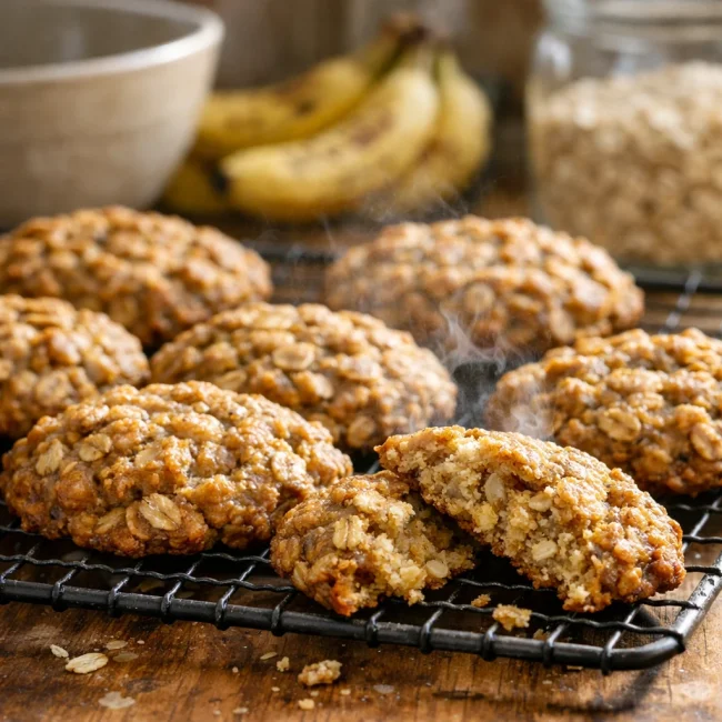 No Sugar Added Oatmeal Cookies