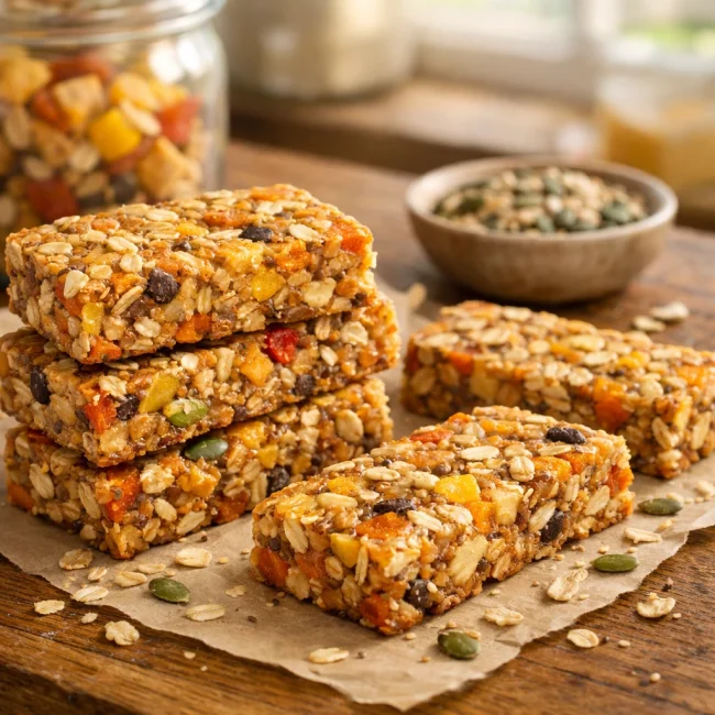 Nut-Free Tropical Granola Bars