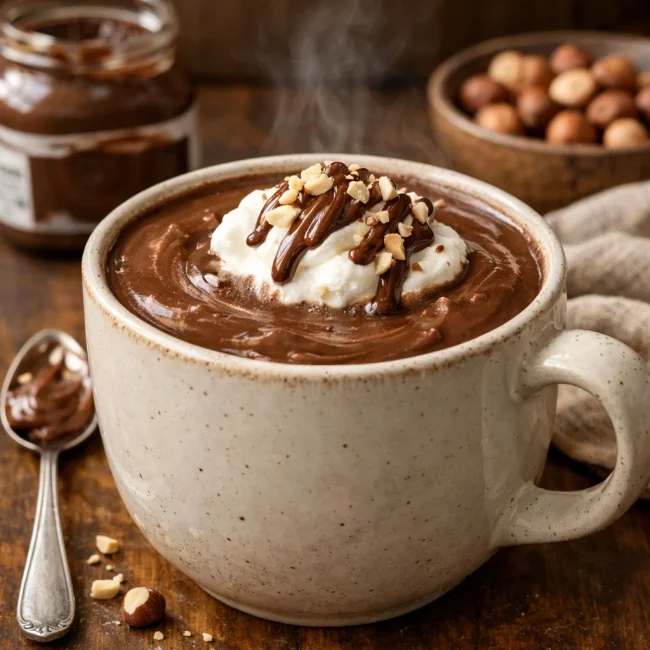 Nutella Hazelnut Hot Chocolate