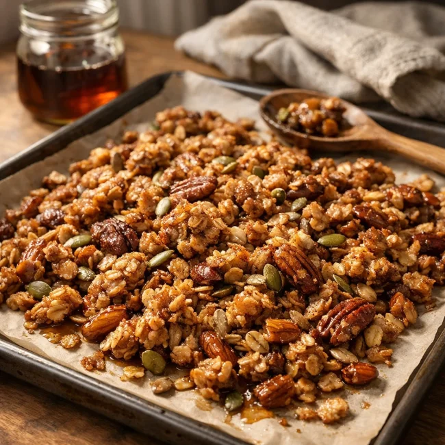 Nutty Maple Granola