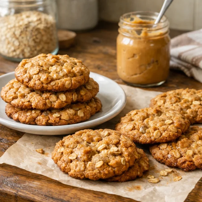 Oatmeal Peanut Butter Delight Cookies