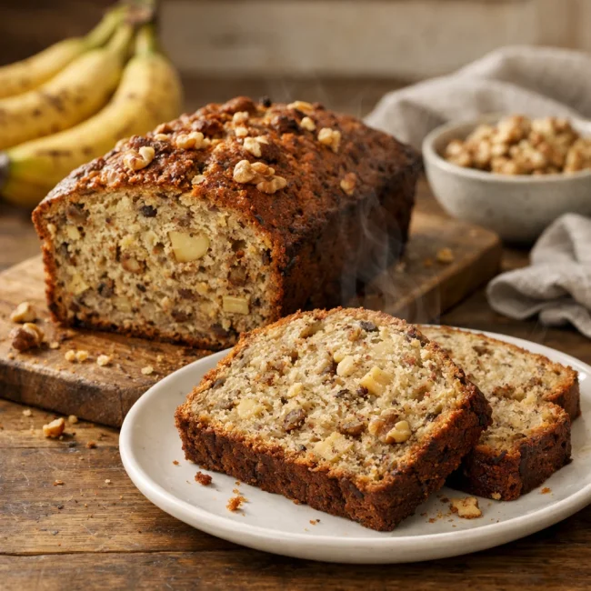 Old-Fashioned Banana Nut Loaf