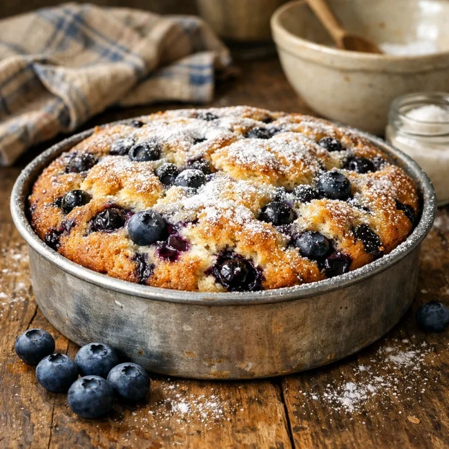 Old-Fashioned Blueberry Cake