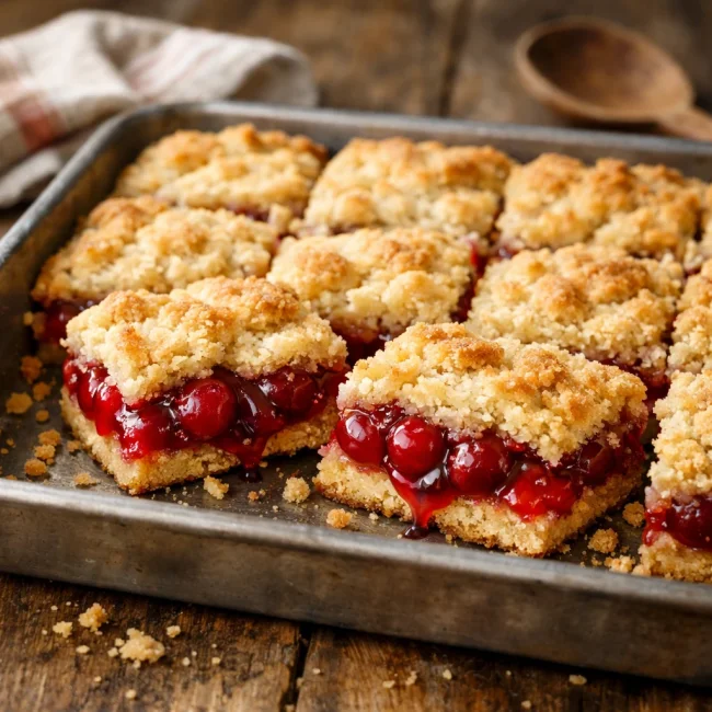 Old-Fashioned Cherry Squares