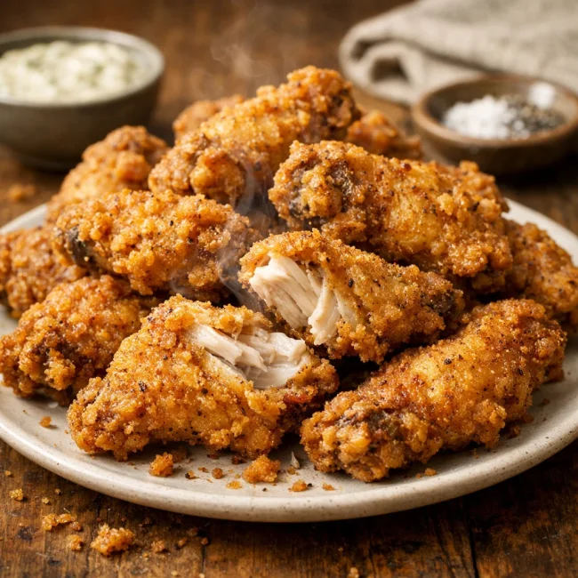 Old-Fashioned Fried Chicken Wings