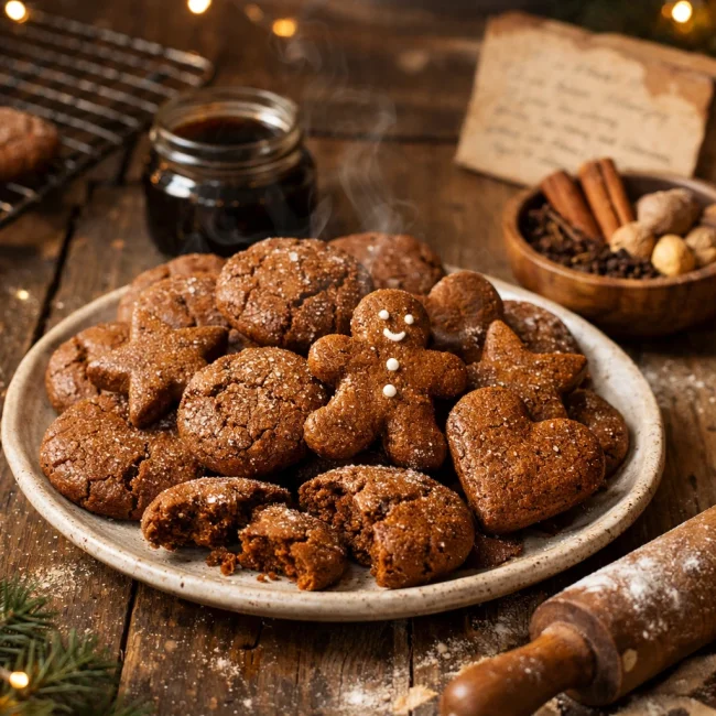 Old-Fashioned Gingerbread Cookies