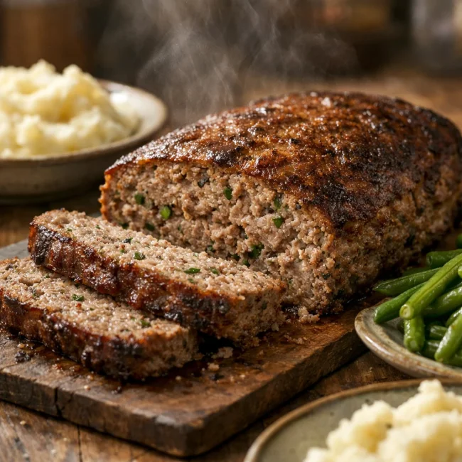 Old-Fashioned Herb Meatloaf