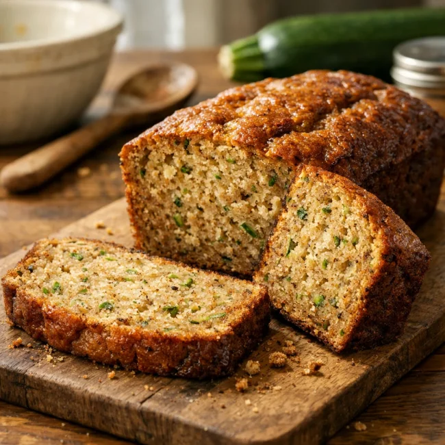 Old-Fashioned Moist Zucchini Bread