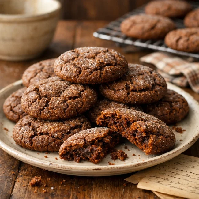 Old-Fashioned Molasses Cookies