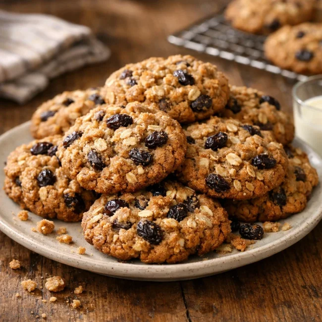 Old-Fashioned Oatmeal Raisin Cookies