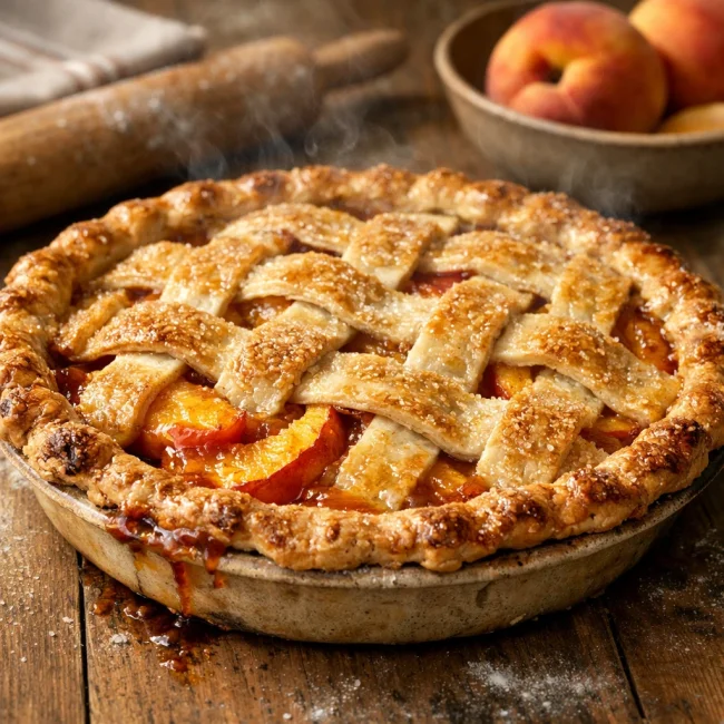 Old-Fashioned Peach Pie