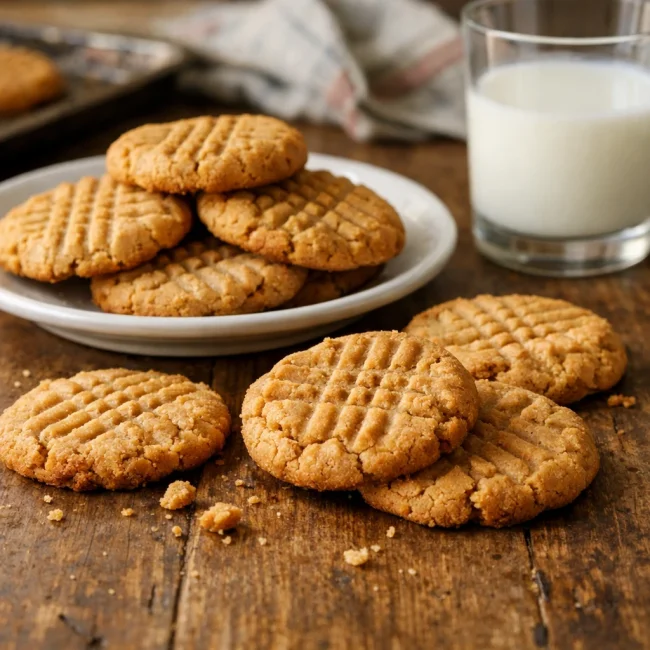 Old-Fashioned Peanut Butter Cookies