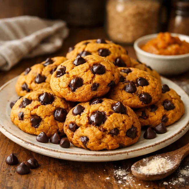 Old-Fashioned Pumpkin Chocolate Chip Cookies