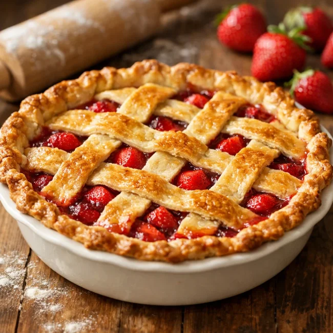 Old-Fashioned Strawberry Pie