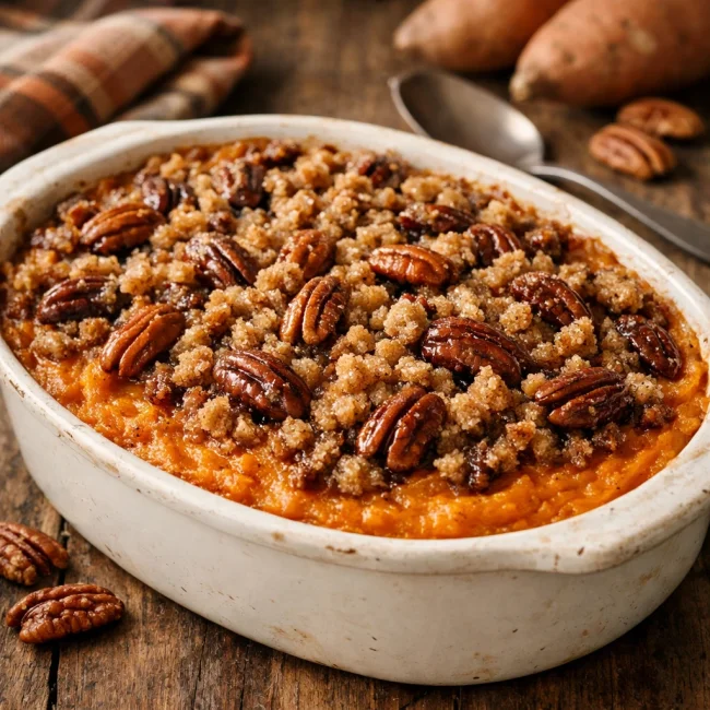 Old-Fashioned Sweet Potato Casserole