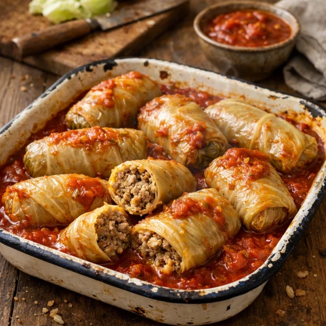 Old-World Stuffed Cabbage