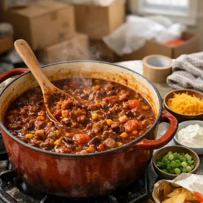 One-Pot Moving Day Chili