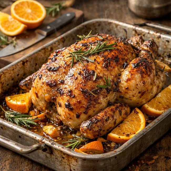 Orange Rosemary Baked Chicken