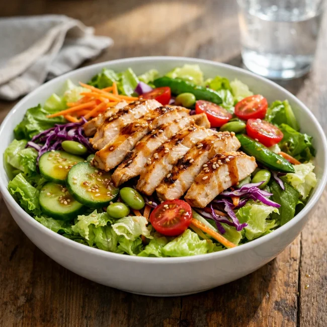 Oriental Chicken Garden Salad