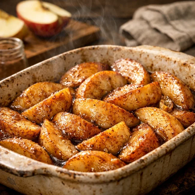 Oven-Baked Cinnamon Apples