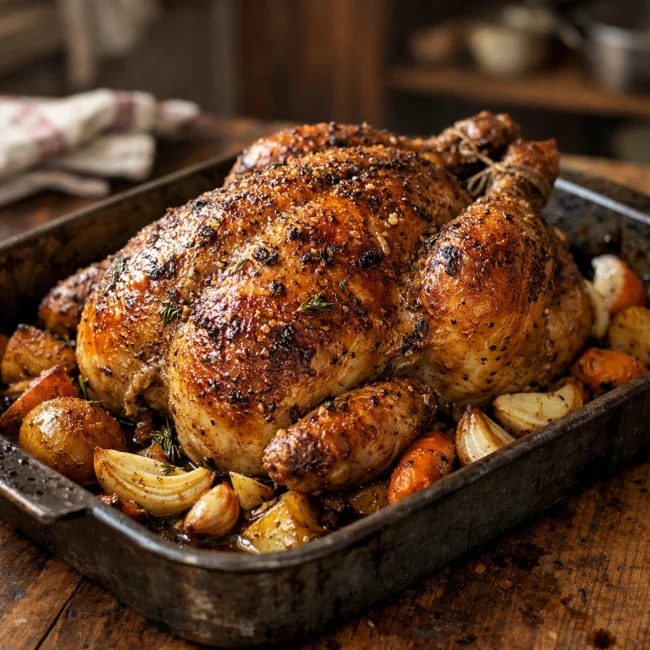 Oven Baked Heritage Chicken